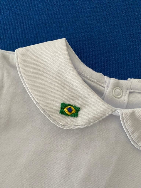 Body Brasil Personalizado - Gola Peter Pan