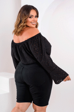 Bermuda Brim Preto Valencia - 2157000 - comprar online