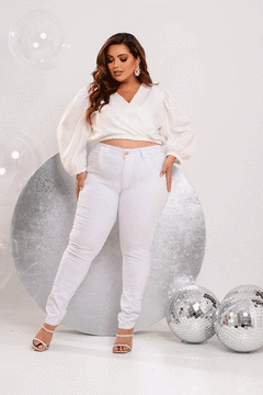 Calça Brim Branca - GRAMMD 2226000 - comprar online