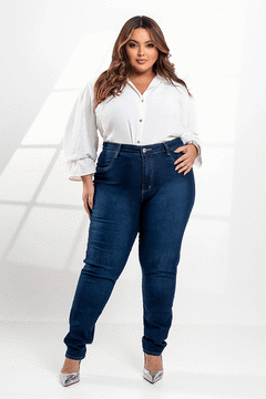 Calça Skinny Basica Plus Size Detalhe Bolso GRAMMD - 2372000 - GRAMMD