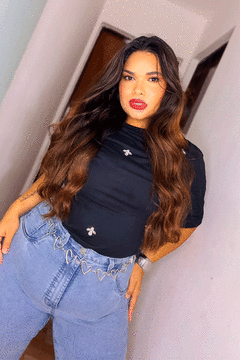 Calca Skinny Marmorizada com Lycra Plus Size - 2393000 - loja online