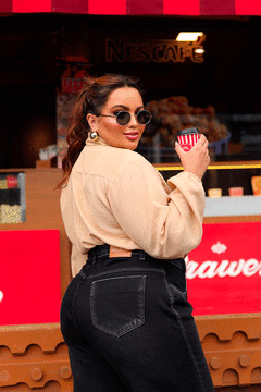 Wide Leg Black Vintage GRAMMD - 2202 na internet