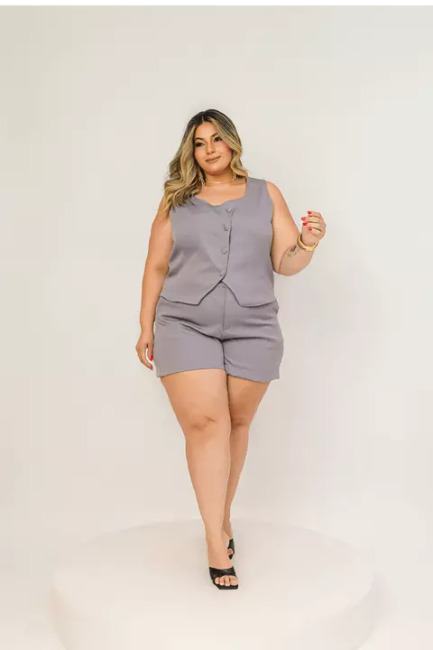 Short Alfaiataria Cinza- 2499000