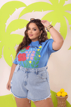 Short Semi Godê Claro Destroyed GRAMMD - 2366000 - loja online