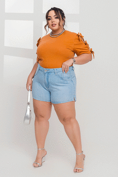 Short jeans curto strass termocolante GRAMMD - 2340000 na internet