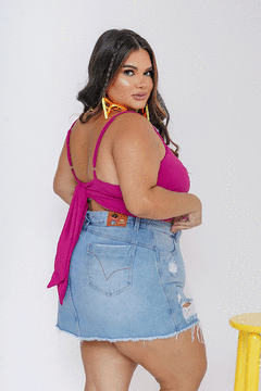 Cropped Top Amarração GRAMMD - 2239000 - GRAMMD