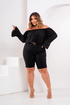 Bermuda Brim Preto Valencia - 2157000