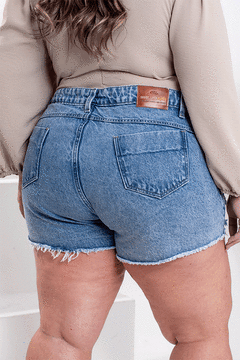 Short Jeans Destroyed Marmorizado - GRAMMD 2309000 - loja online