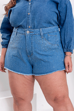 Short Jeans Strass Gold GRAMMD - 2312000 na internet