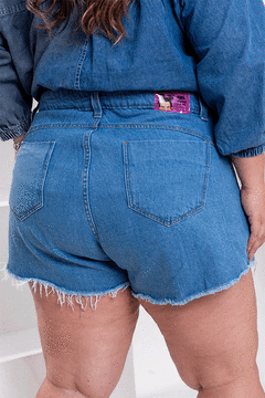 Short Jeans Strass Gold GRAMMD - 2312000 - GRAMMD