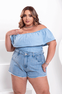 Ciganinha Jeans Clara Plus Size - 2293000