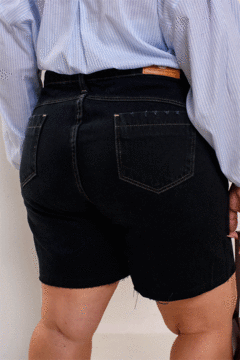 Short Mom Jeans Black Vintage - 2203 - GRAMMD