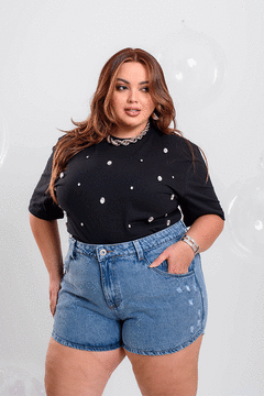 Short Puídos Marmorizado GRAMMD - 2346000