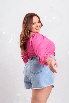 Short Semi Godê Cristais GRAMMD - 2347000 - loja online