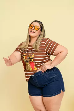 Short Stone Despojado com Lycra GRAMMD - 2475000 - loja online