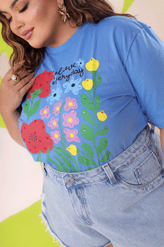 Tshirt Believe Azul - 2360000 - comprar online