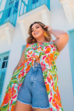 Túnica Longa Estampada - 2324000