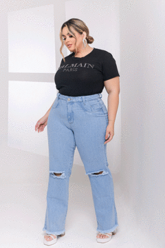 Wide Leg Fashion Destroyed - 2115000
