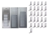 Kit Portero Eléctrico Commax 25 Departamentos Embutir