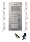 Portero Electrico Commax 6 Departamentos Timbres Y Cerradura