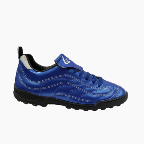 Botines Futbol 5 Clásico Niños -Azul - comprar online