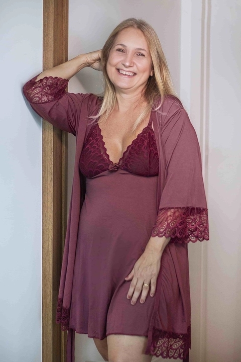 Camisola Maria Vinho