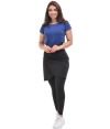 Calça Saia Transpassada (Preto)