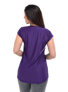 Blusa Baby Look - Roxo - comprar online