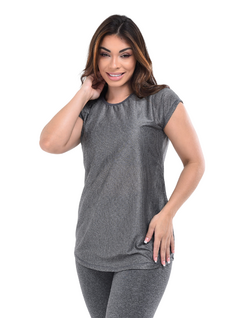 Blusa Baby Look (Cinza)