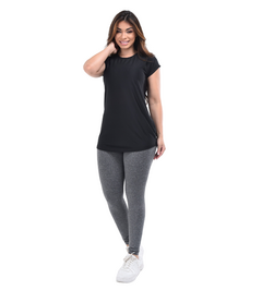 Blusa Baby Look (Preto) - Bebbela