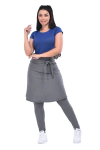 Calça Saia Com Laço (Cinza)