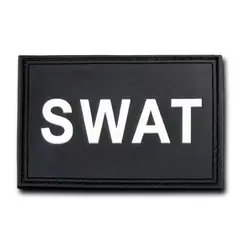 PARCHE SWAT GOMA / PVC CON ABROJO
