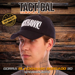 GORRA BORDADO 3D BLACKHAWK! / SWAT