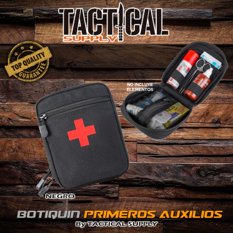 POUCH TACTICO BOTIQUIN PRIMEROS AUXILIOS MOLLE STD R
