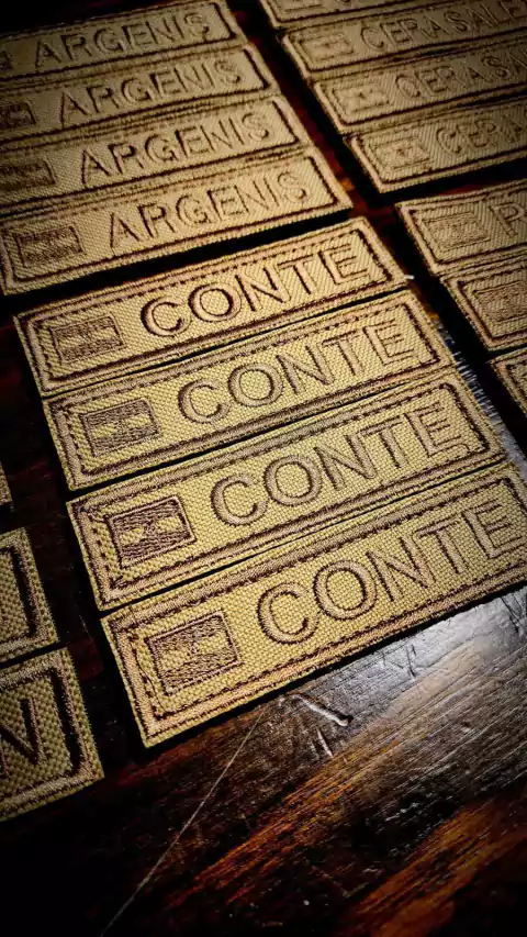 PARCHE NOMBRES / NICK / GAFETES PERSONALIZADOS