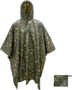 Capa poncho de lluvia camuflada importada multifuncion