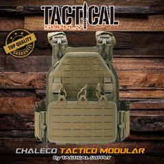 CHALECO TACTICO MODULAR LIBERACION RAPIDA LASERCUT CORDURA 1000D PREMIUM