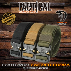 CINTURON TACTICO COBRA CLONE HEBILLA METALICA - comprar online