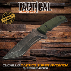 Cuchillo COLUMBIA MARINE Tactico Supervivencia 11,5cm C/funda - comprar online