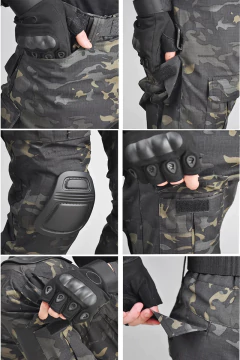UNIFORME TACTICO CON RODILLERAS Y CODERAS INCORPORADAS - Tactical Supply
