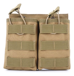 POUCH PORTA CARGADOR DOBLE M4 / 5.56 CORDURA MOLLE - Tactical Supply