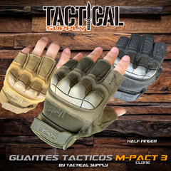 GUANTES MECHANIX M-PACT 3 HALF FINGER CLONE PREMIUM en internet