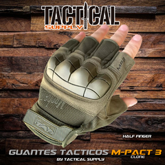GUANTES MECHANIX M-PACT 3 HALF FINGER CLONE PREMIUM