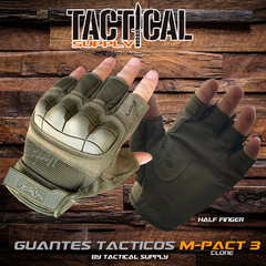 GUANTES MECHANIX M-PACT 3 HALF FINGER CLONE PREMIUM - comprar online