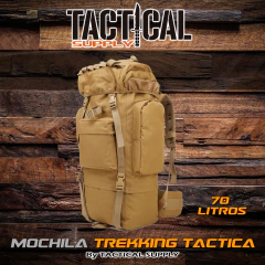 MOCHILA TACTICA TREKKING CORDURA 1000D REFUERZO ESTRUCTURAL ALUMINIO - comprar online