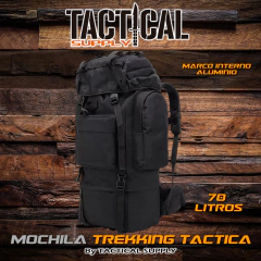 MOCHILA TACTICA TREKKING CORDURA 1000D REFUERZO ESTRUCTURAL ALUMINIO en internet
