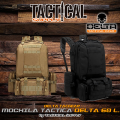 Imagen de MOCHILA TACTICA 60 L. DESMONTABLE 4 en 1 DELTA TACTICAL