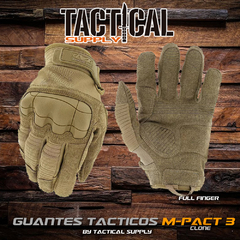 GUANTES MECHANIX M-PACT 3 FULL FINGER CLONE PREMIUM