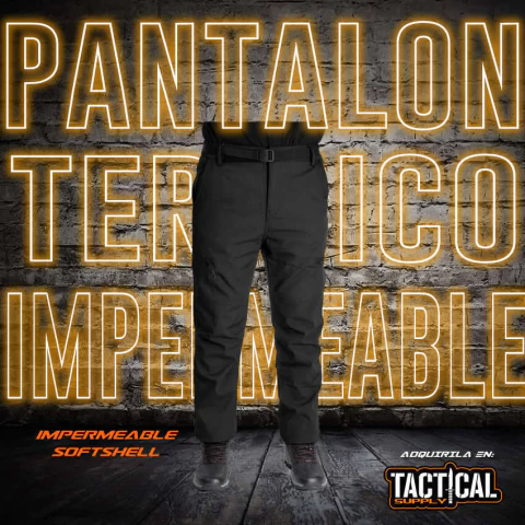 PANTALON TERMICO IMPERMEABLE SOFTSHELL 8115 - comprar online