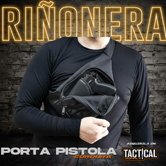 RIÑONERA TACTICA AMBIDIESTRA PORTA PISTOLA STD R